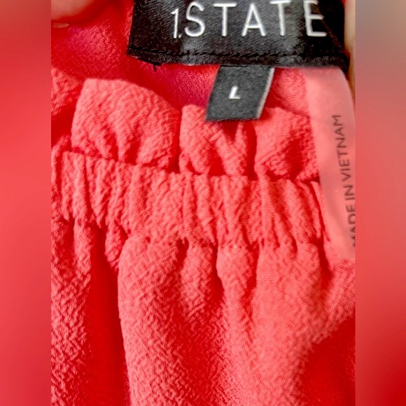 ⭐️1.State⭐️ Top Size L color: coral - Picture 6 of 11